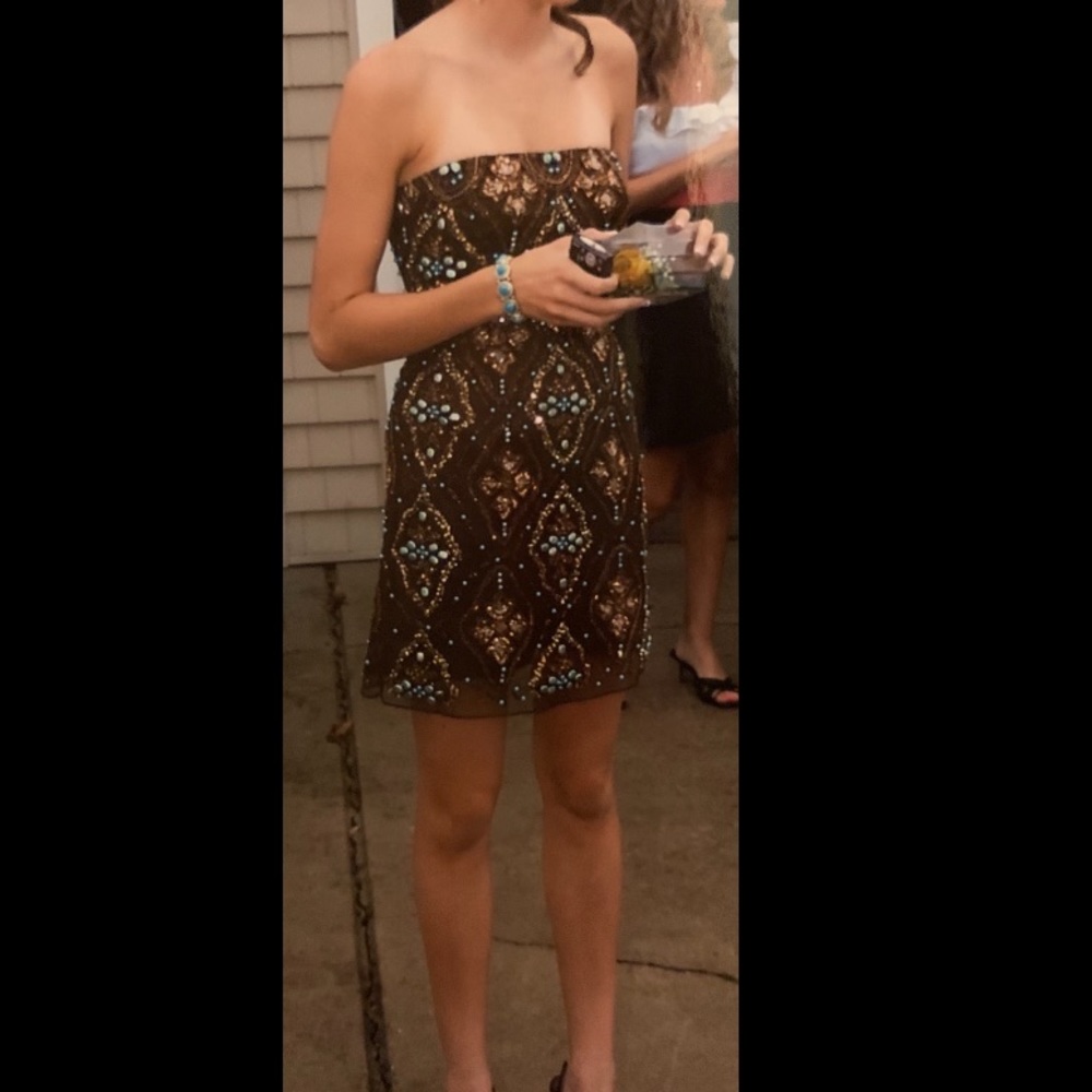 Sherri Hill Beaded Cocktail Dress